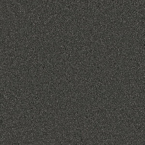 Meringue I-Pillowy Gray 46 oz. SD Polyester Texture Installed Carpet