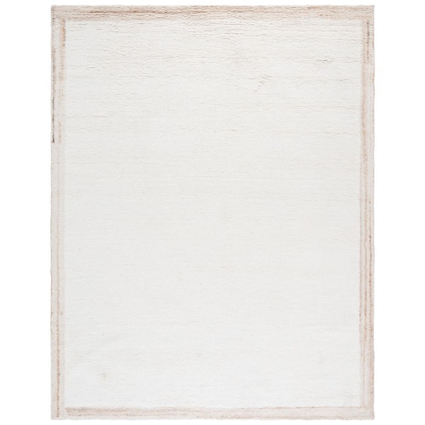 Vermont 8 ft. x 10 ft. Ivory/Beige Border Area Rug