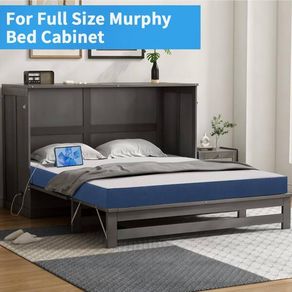 Angel Sar 52 in. x 73 in. x 6 in. Blue Folding Mattress Full Size
