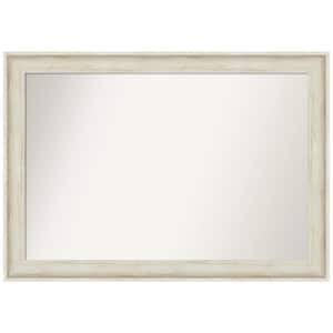 Regal Birch Cream 40.75 in. x 28.75 in. Non-Beveled Traditional Rectangle Framed Wall Mirror in Cream