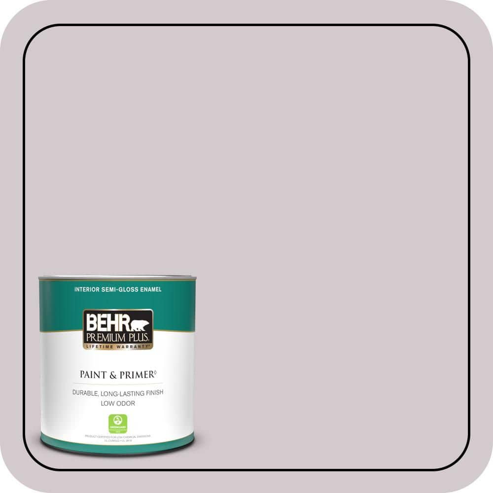 1 qt. #N110-1 Dusty Lilac Semi-Gloss Enamel Low Odor Interior Paint & Primer price history on PriceWatchPro