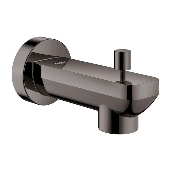 GROHE Linear Wall Mount Diverter Tub Spout in Hard Graphite