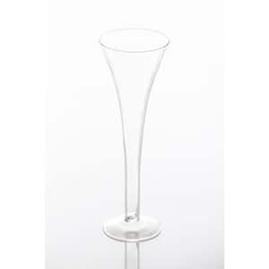Champagne Flutes with Optic Design