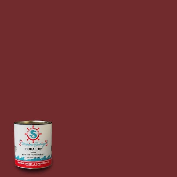 Duralux Marine Paint 1 qt. Sub-Trop Red Marine Primer