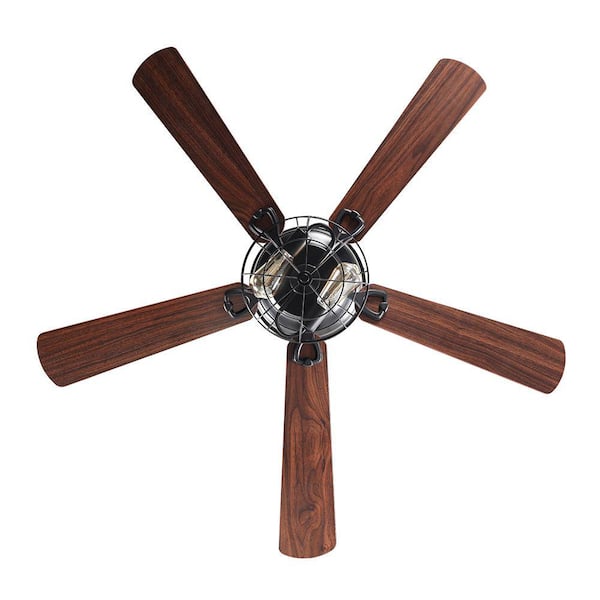 Parrot Uncle Borg 5 Blade 48 In Black, 3 Blade Vs 5 Blade Ceiling Fan