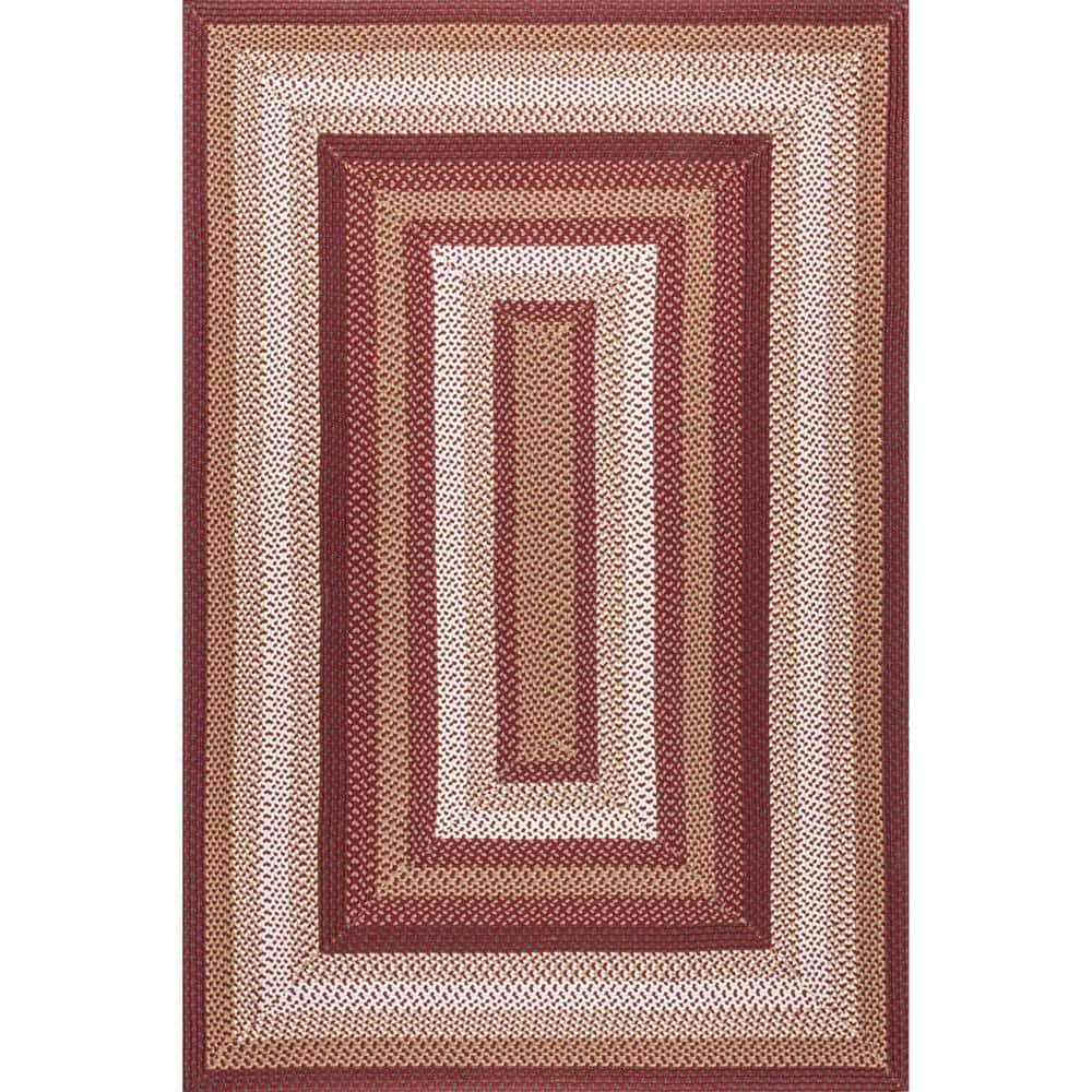 Rust 8x10 Rug Reviews for nuLOOM Sammy Braided Ombre Rust 8 ft. x 10 ft. Indoor ...