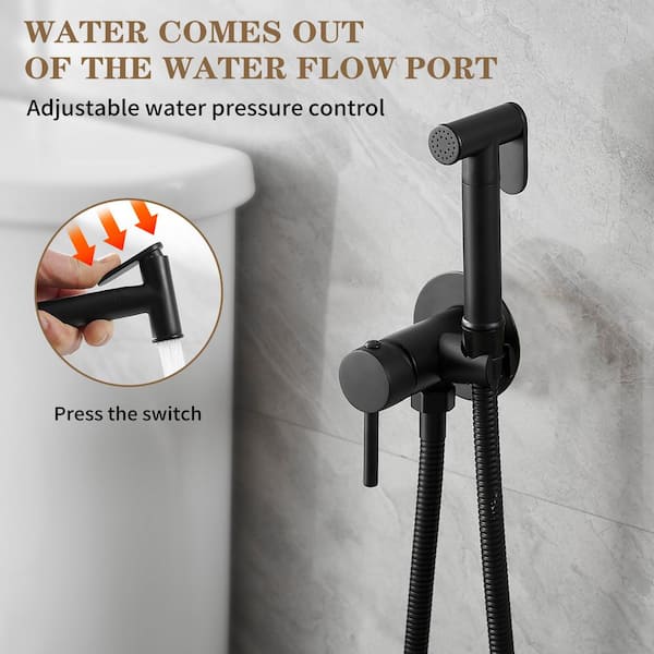 BWE Handheld Bidet Sprayer Bidet Attachment Wall Mount Bidet