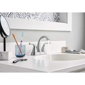 Parkwood 4 in. Centerset 2-Handle High-Arc Spout Bathroom Faucet with Pop-Up Assembly in Chrome