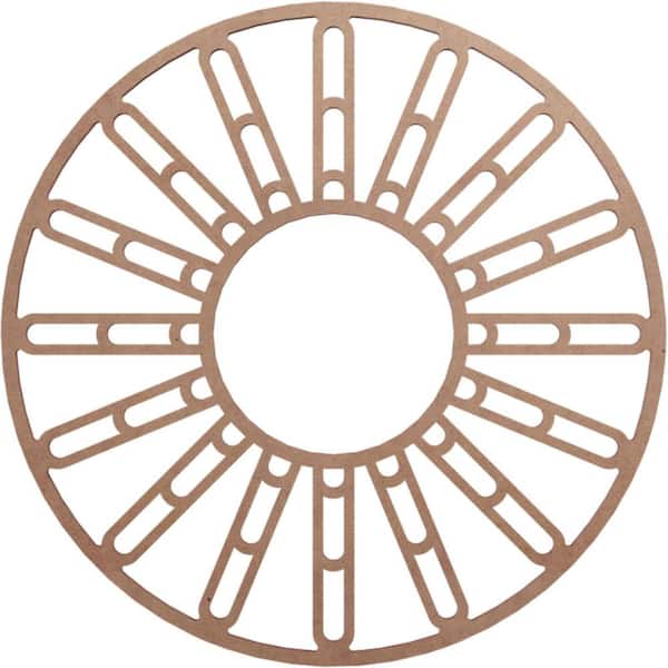 Ekena Millwork 0.25 in. x 6.5 in. x 18 in. Wood Medallion Moulding