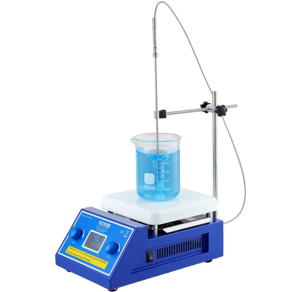 VEVOR Magnetic Stirrer Hot Plate 2000 RPM, 5000mL Lab Stirrers with LED ...