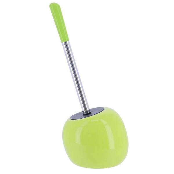 EVIDECO French home goods Bath Free Standing Toilet Bowl Brush and Holder PISE Green