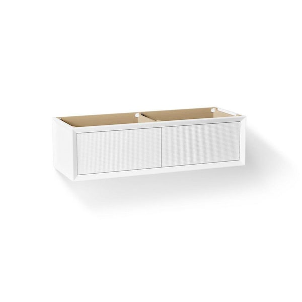 Enivo 61 in. Double Snk Bathroom Vanity Cabinet without Top in White