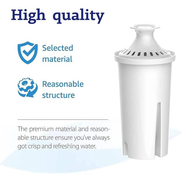 Replacement for Brita Filters, Pitchers, Dispensers, NSF Certified,Brita Classic OB03, Mavea 107007,and More, Pack of 6