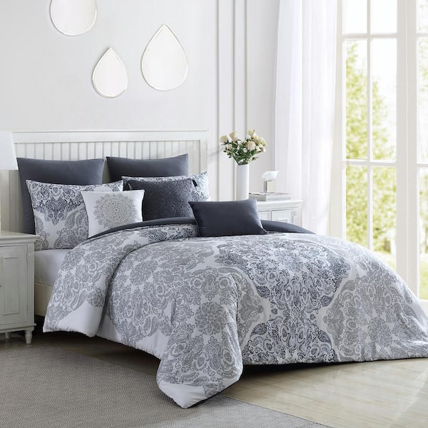 Unbranded 8-Piece Tori Microfiber King Comforter Set