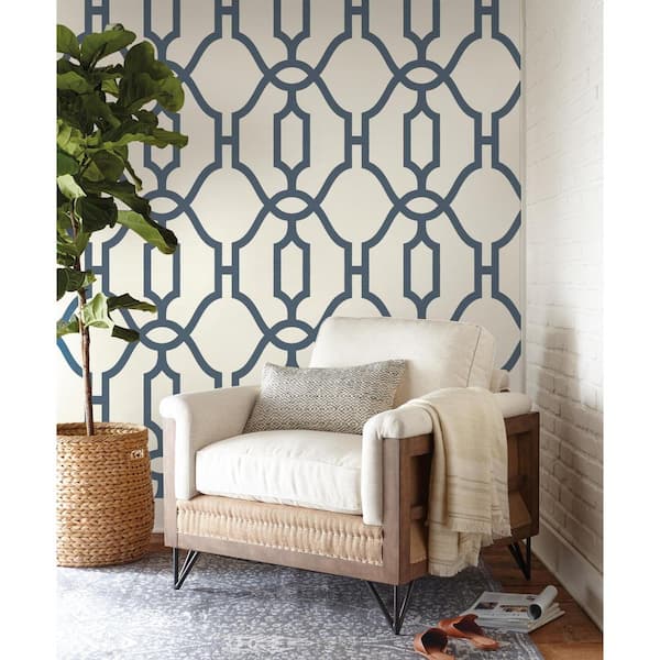 Woven Trellis Spray and Stick Wallpaper