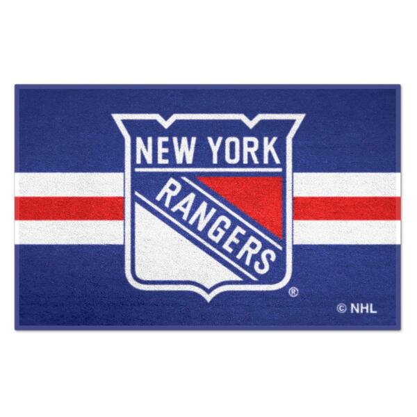New York Rangers Blue 1.5 ft. x 2.5 ft. Starter Area Rug