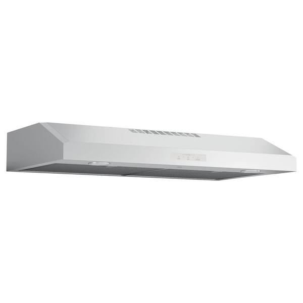 GE Profile Profile 36 in. Over the Range Convertible Range Hood with LED Light in Stainless Steel