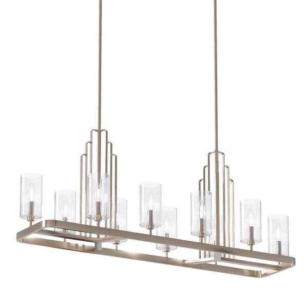 Kichler Kimrose 10-Light Polished Nickel Vintage Chandelier