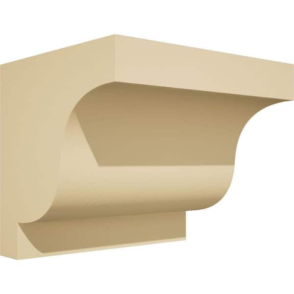 Ekena Millwork Standard Newport 7 in. W x 6 in. H x 6 in. D Signature Urethane Polyurethane Corbel