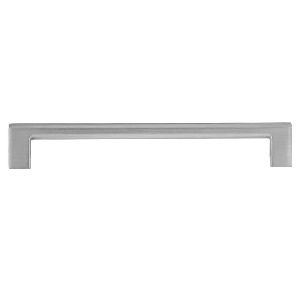 Vail 8-Inch Satin Nickel Rectangular Bar Pull