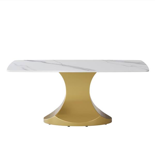 期間限定キャンペーン Magic Gold Tabletop Stone Sintered White in. 70.87 Home DJ機材