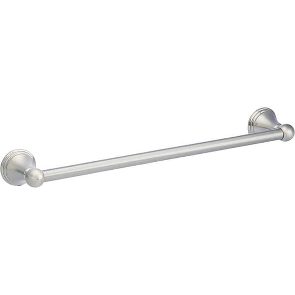 Modern Bathroom Towel Bar Rack, Satin Nickel, 18 Inch