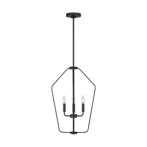 Generation Lighting Kennan 4-Light Midnight Black Transitional