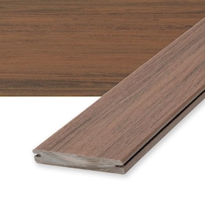 Voyage 1 in. x 6 in. x 12 ft. Mesa Brown Grooved Edge Composite Deck Board