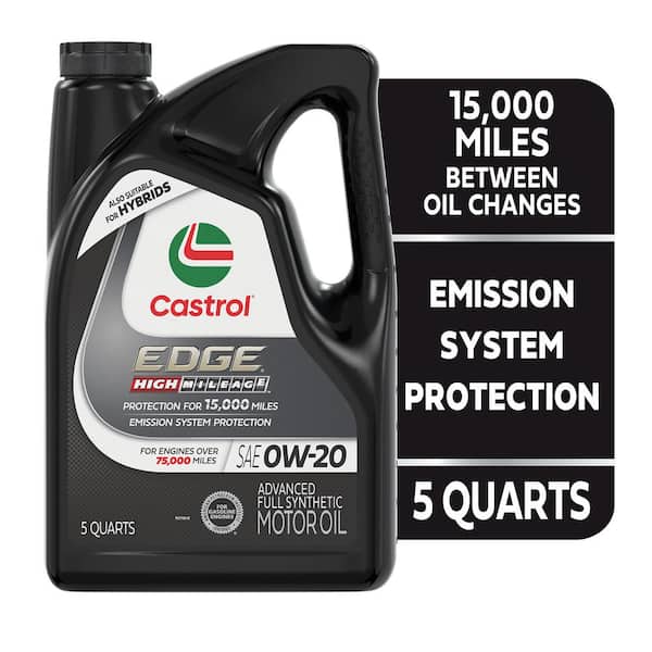CASTROL EDGE High Mileage 0W-20 Advanced Full Synthetic