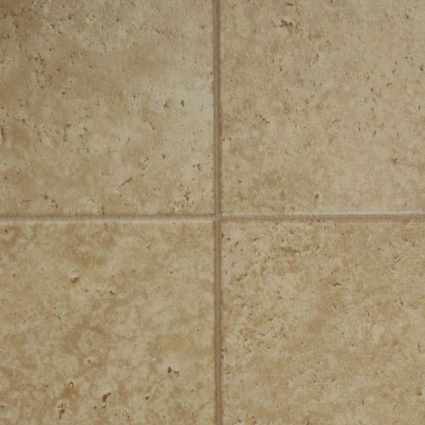 Innovations Tumbled Travertine Laminate Flooring - 5 in. x 7 in. Take Home Sample