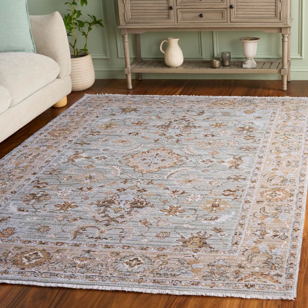 Vintage Westwood 5 ft. x 8 ft. Green/Beige Brown Ornate Area Rug price history on PriceWatchPro