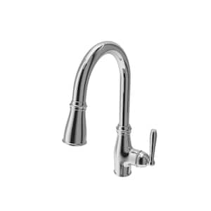 Belsena 2.0 Single Handle Pull Down Sprayer Kitchen Faucet in Polished Chrome