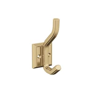 Aliso 4-1/2 in. L Champagne Bronze Double Prong Wall Hook