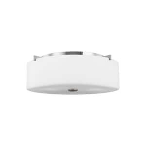 Sunset Drive 3-Light Chrome Flush Mount