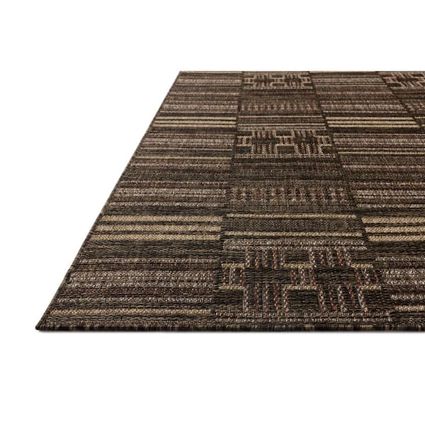 Birch Spice / Tobacco 7 ft. 10 in. x 10 ft. Indoor/Outdoor Area Rug