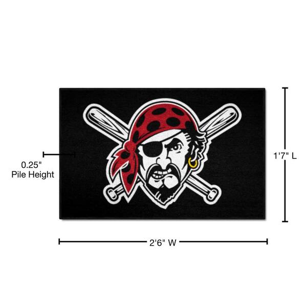 Officially Licensed MLB Pittsburgh Pirates Accent Rug 19 x 30