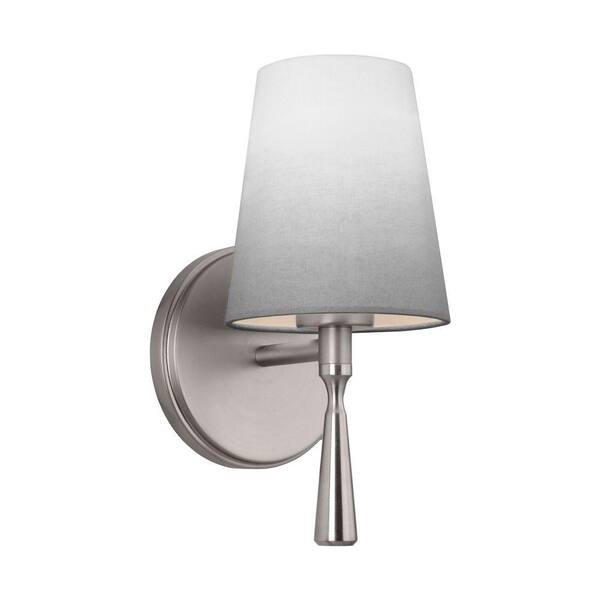 Generation Lighting Tori 1-Light Satin Nickel Wall Sconce