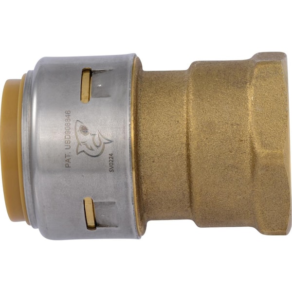 SharkBite Max 1 in. Push-to-Connect x FIP Brass Adapter Fitting
