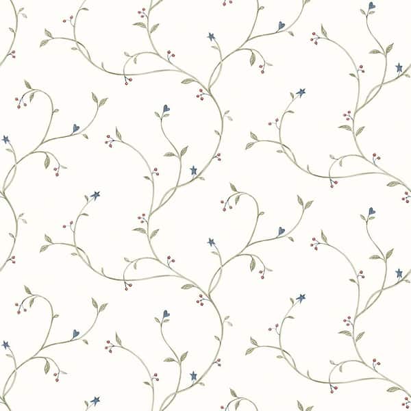 Chesapeake Kurt Green Tin Star Trail Green Wallpaper Sample
