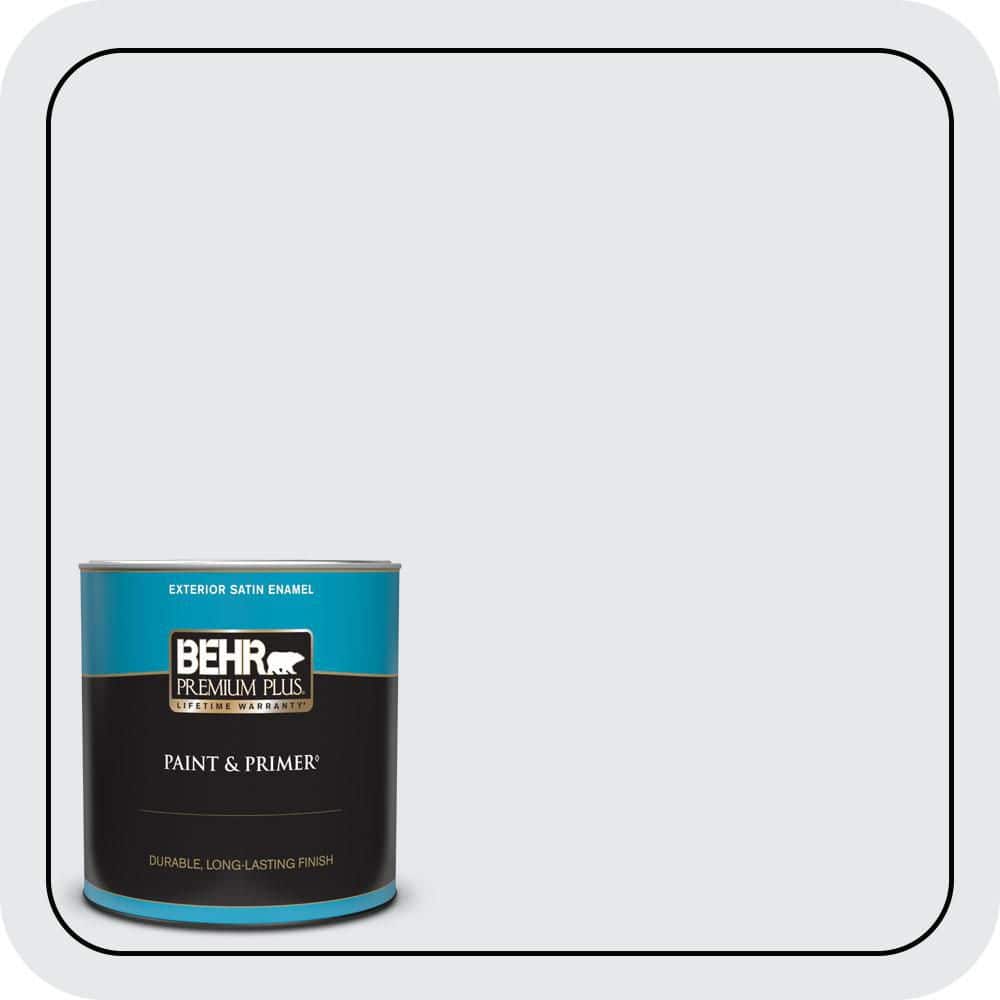 1 qt. #PR-W10 Swirling Water Satin Enamel Exterior Paint & Primer price history on PriceWatchPro