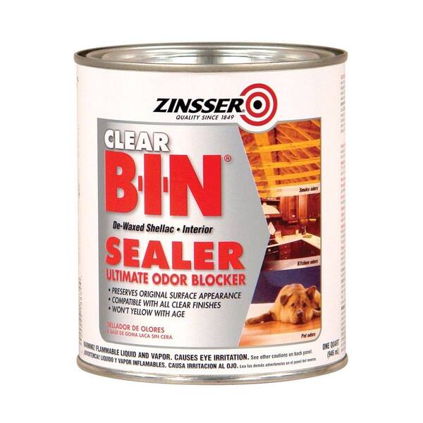 Zinsser 1-qt. B-I-N Shellac-Based Clear Interior Primer and Sealer (Case of 6)