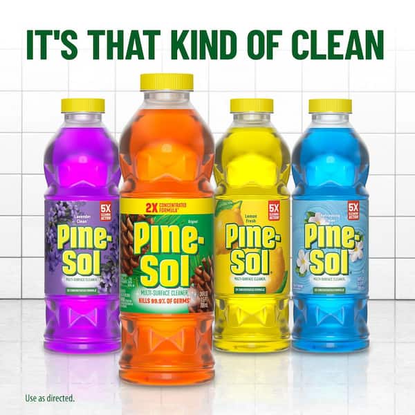 Pine-Sol 80 oz. Lemon All-Purpose Cleaner 10041294601624 - The