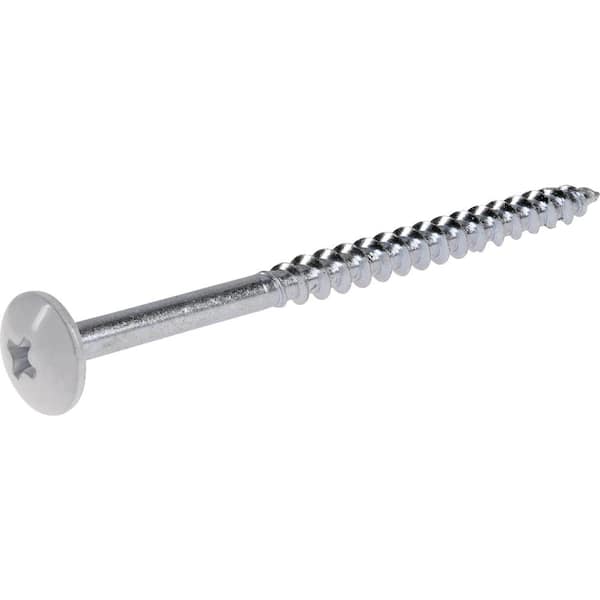 #10 3 in. Phillips Truss-Head Cabinet Screw 1 lb.-Box (60-Piece)