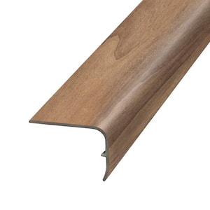 Honey 1.32 in. Thick x 1.88 in. Wide x 78.7 in. Length Vinyl Stair Nose Molding