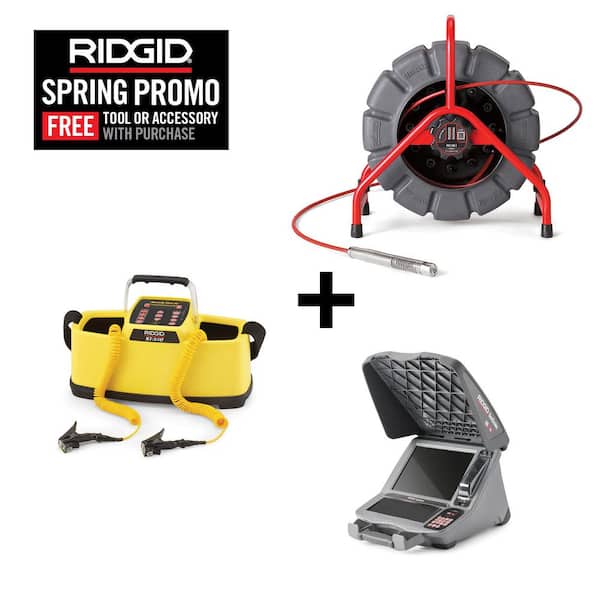 RIDGID SeeSnake Compact C40 Sewer Camera Reel and CS6x VERSA