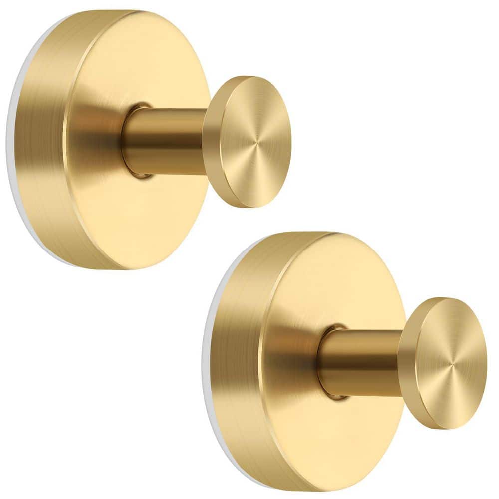 Brushed Gold Suction Cup Wall Hook Set for Bathroom and Kitchen, Stainless Steel 2 Pack price history on PriceWatchPro