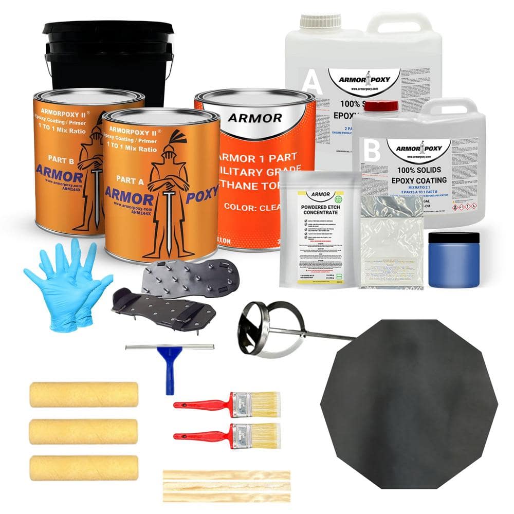 1.5 gal. Whale Gloss 2-Part Epoxy 300 sq. ft. Metallic Interior Concrete Ba