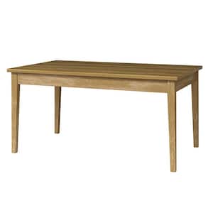 Rocio Rustic Farmhouse Design Natrual Solid Wood Dining Table