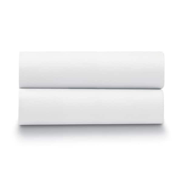 ELLA JAYNE 500 TC Cotton Sateen King/California King White Pillowcase Pair