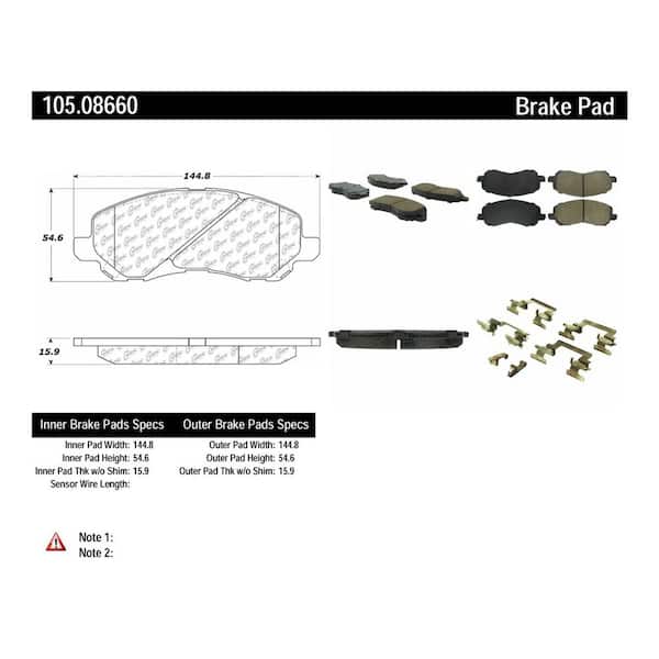 Centric Parts Disc Brake Pad Set